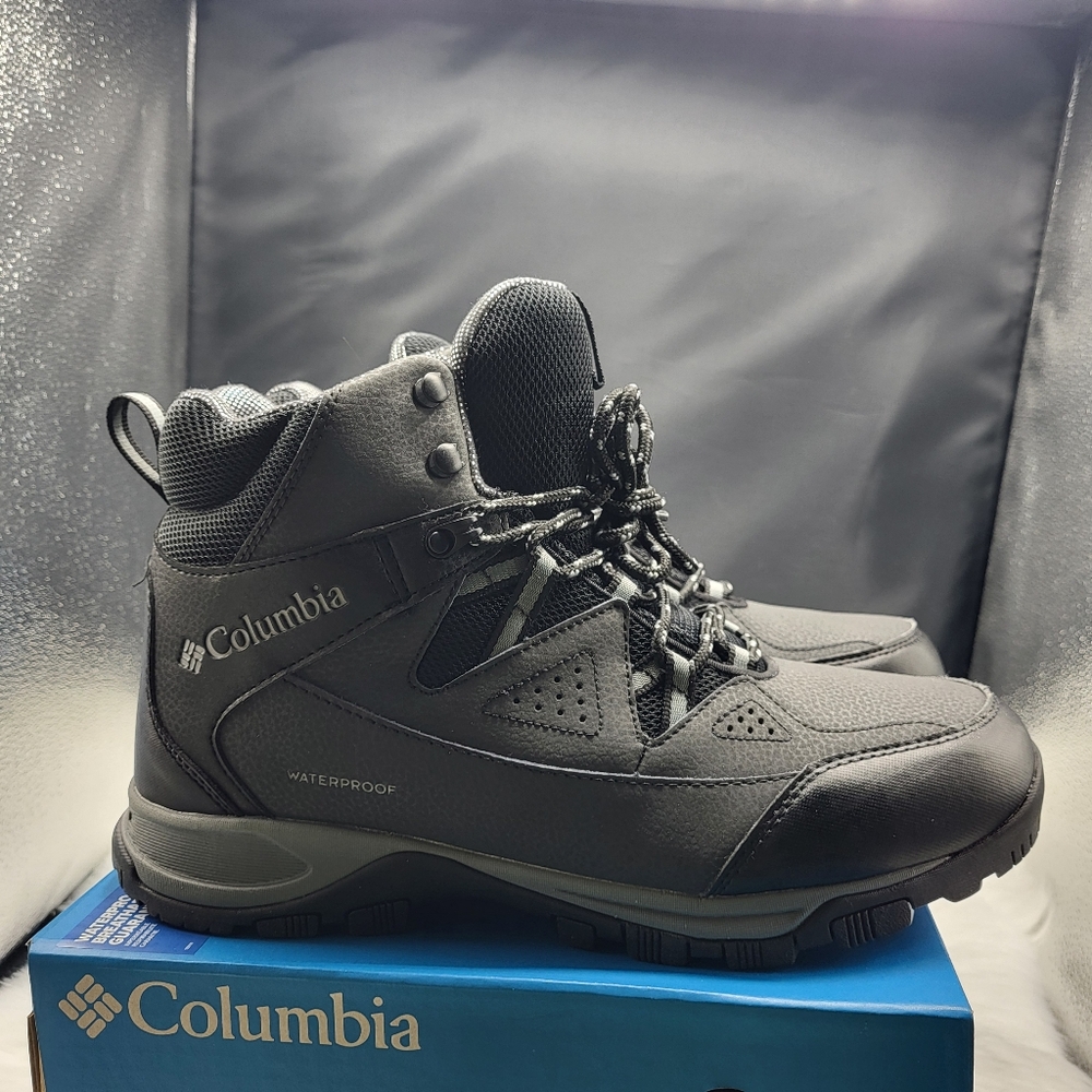 Columbia Lidtop  Black Waterproof Hiking Boots
